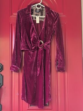 Sumptuous Velvet Anthropologie Maeve Dress, size 0